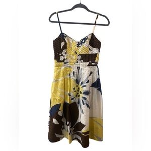 Anthropologie Beth Bowley Women’s Sundress Multicolored Cotton Size: 6